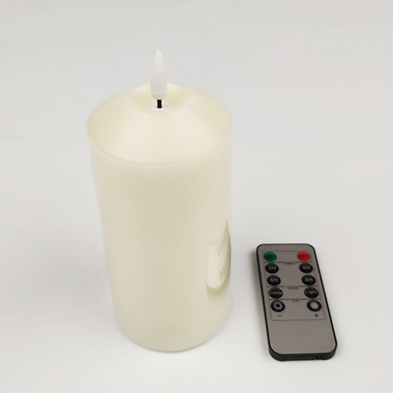 7.5X15cm inclined concave bullet Led Candle YSC23016C - Image 3